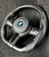 Custom Carbon LED Kierownica BMW M2 / M3 / M4 / F80 / F82 / F87 ŁOPATKI