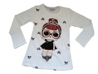 BLUZKA DZIEWCZĘCA DŁUGI RĘKAW ROZM.116 (5-6 LAT)