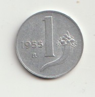 Wlochy 1 lira 1955