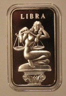 USA - LIBRA - WAGA - ZODIAK - THE AMERICAN ROYAL MINT - SREBRO 999
