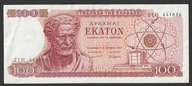 Grecja 100 drachm 1967 - Demokryt - 21H