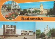 RADOMSKO - UL. REYMONTA - RATUSZ - DOM KULTURY - PLAC 3 MAJA - KOŚCIÓŁ
