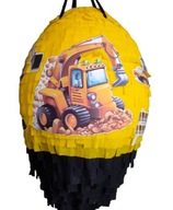 Piniata urodzinowa XL KOPARKA + KIJ