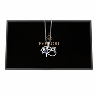 Naszyjnik Oko Horusa Egipski Amulet Unisex Stal Srebrny Prezent 60 cm