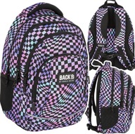 PLECAK SZKOLNY MŁODZIEŻOWY BACKUP 26 L KRATKA SZACHOWNICA DLA DZIEWCZYNY