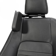 Poduszka Zagłówek Samochodowy – Regulowana, Skóra PU, Czarna