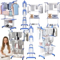 SUSZARKA NA PRANIE UBRANIA – STOJĄCA, SKŁADANA, DUŻA XL