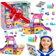 MOJI POPS BOAT PARTY IMPREZA NA ŁODZI ZESTAW STATEK MAGIC BOX FIGURKI