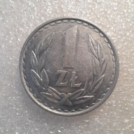 1 zł.1984, destrukt, nalewki 2 razy, mennicza.