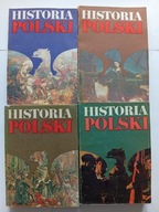 HISTORIA POLSKI 4 TOMY KOMPLET JERZY WYROZUMSKI JÓZEF A GIEROWSKI J BUSZKO