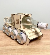 Drewniany czołg na alkohol! Prezent na urodziny!