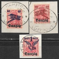 &ROCZNIK 1920 Fi 44-46 kas. na wycinku WYDANIE PROWIZORYCZNE LOTNICZE / WMG