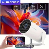 projektor multimedialny Magcubic HY300 Pro – fabrycznie nowy,4K wifi bialy