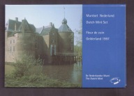 Holandia - 1997 rok - zestaw rocznikowy - 6 monet + żeton - stan menniczy