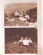PIKNIK POD WISZĄCĄ SKAŁĄ - fotografie z 1918 roku.