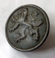 Stary wojskowy metalowy guzik od munduru - (Belgia ?).