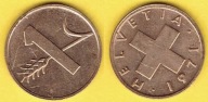 SZWAJCARIA 1 Rappen 1971 r.