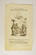 GRAFIKA GOTTFRIED BERNHARD GOZ MIEDZIORYT XVIII w. DOBRA I SŁUSZNA INTENCJA