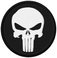 Termo Naszywka Czaszka Punisher Marvel Haftowana Naprasowanka