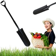 ŁOPATA SZPADEL DRENARSKI ZE STALI WĘGLOWEJ METALOWY TRZON TRZONEK HARTOWANY