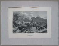 WAŁBRZYCH WALDENBURG; Widok ogólny; DOLNY ŚLĄSK; SCHROLLER 1885, Staloryt