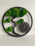 Zegar z chrobotkiem, prezent - 30cm