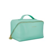 DOUGLAS COLLECTION PIĘKNA KOSMETYCZKA TURYSTYCZNA SKÓRA WEGAŃSKA SELEDYNOWA