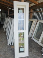 NOWE OKNO Angielskie SASH Drewniane Sosnowe 54x202cm Białe