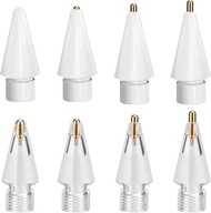 8x WYMIENNE KOŃCÓWKI DO APPLE PENCIL 1/2 GENERACJI RYSIK ZESTAW
