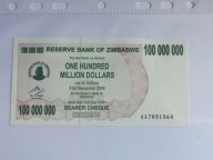 *a40* Zimbabwe 100.000.000 dollars 2008