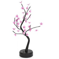 DRZEWKO BONSAI LED WIŚNIA 50CM NA USB LUB BATERIE PREZENT DLA DZIEWCZYNY
