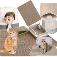 Mata pod kuwetę ZooVentus beżowa 75x55 cm