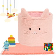 UROCZY KOSZ NA ZABAWKI ZWIERZĄTKO – MIĘKKI I FUNKCJONALNY DODATEK DO POKOJU