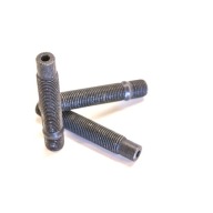 1x Śruba z podwójnym gwintem M14x1,5 82mm Śruba do kół Śruba czarna
