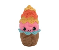 Zestaw DIY do szydełkowania figurki LODY CRELANDO