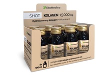 Shot Kolagen 15 000 mg 8x100ml smaczny, bez konserwantów, bez cukru