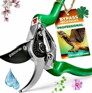 SEKATOR Ogrodowy Ręczny Nożyce z Grzechotką MOCNE Kwiaty Żywopłoty Zielony