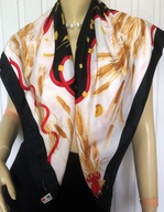 Włoska chusta apaszka piękny design 90x89