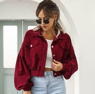 Kurtka damska bomber bez kaptura MODNA ZIMOWA LUŹNA ZWIEWNA rozmiar S