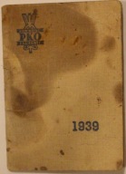PKO - STARY KALENDARZYK, NOTATNIK 1939 ROK - MINI