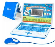 KINDERPLAY LAPTOP DLA DZIECI EDUKACYJNY DO NAUKI LITEREK LICZENIA 120 OPCJI