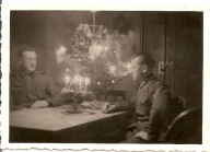 WEHRMACHT -TRZECIA RZESZA -ŻOŁNIERZE CHOINKA -zdjęcie -mały format