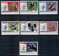 Korea Północna 1980 Znaczki 2052-8A ** sport igrzyska olimpijskie medale