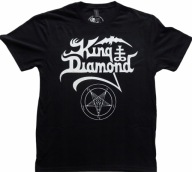 King Diamond Mercyful Fate Pentagram Black Metal Oryginał Koszulka Official