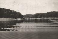 Pocztówka PRL Pilchowice Jezioro Pilchowickie