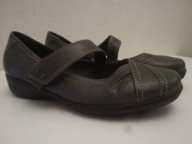 FOOTGLOVE BALERINKI NA KOTURNIE SKÓRZANE EUR.37