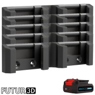 Uchwyt podwójny na akumulator Erbauer 12V EXT DualVolt z blokadą