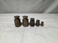 Zestaw odważników mosiężnych 20-200g PRL