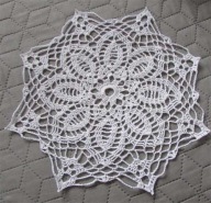 Serwetka szydełkowa handmade średnica ok. 30cm