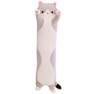MASKOTKA PLUSZAK DŁUGI KOT PRZYTULANKA PARÓWKA ZABAWKA PODUSZKA GRUBY MIŁY